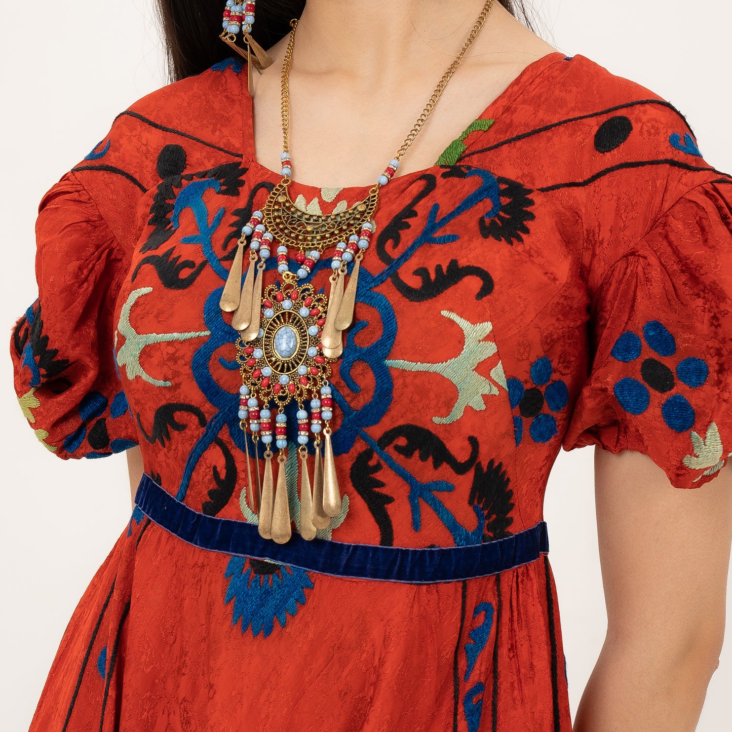 Red Ethno Dress