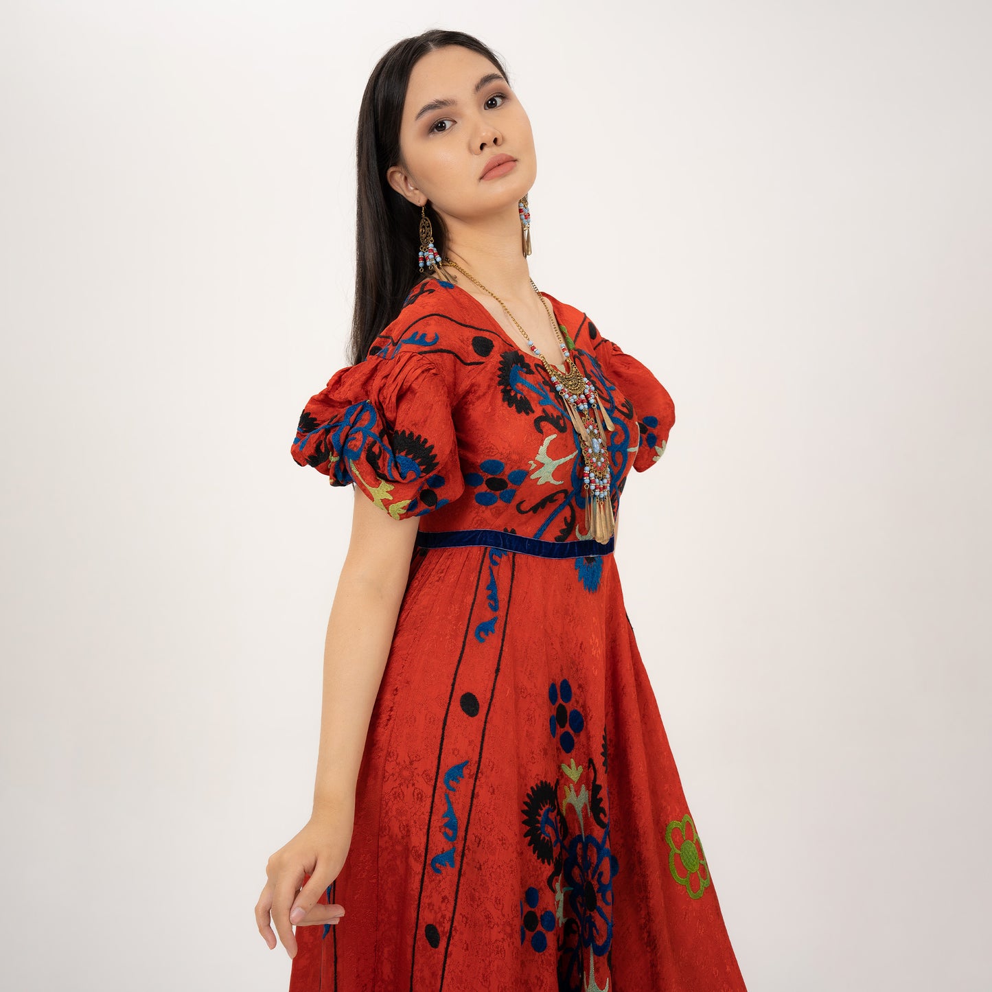 Red Ethno Dress