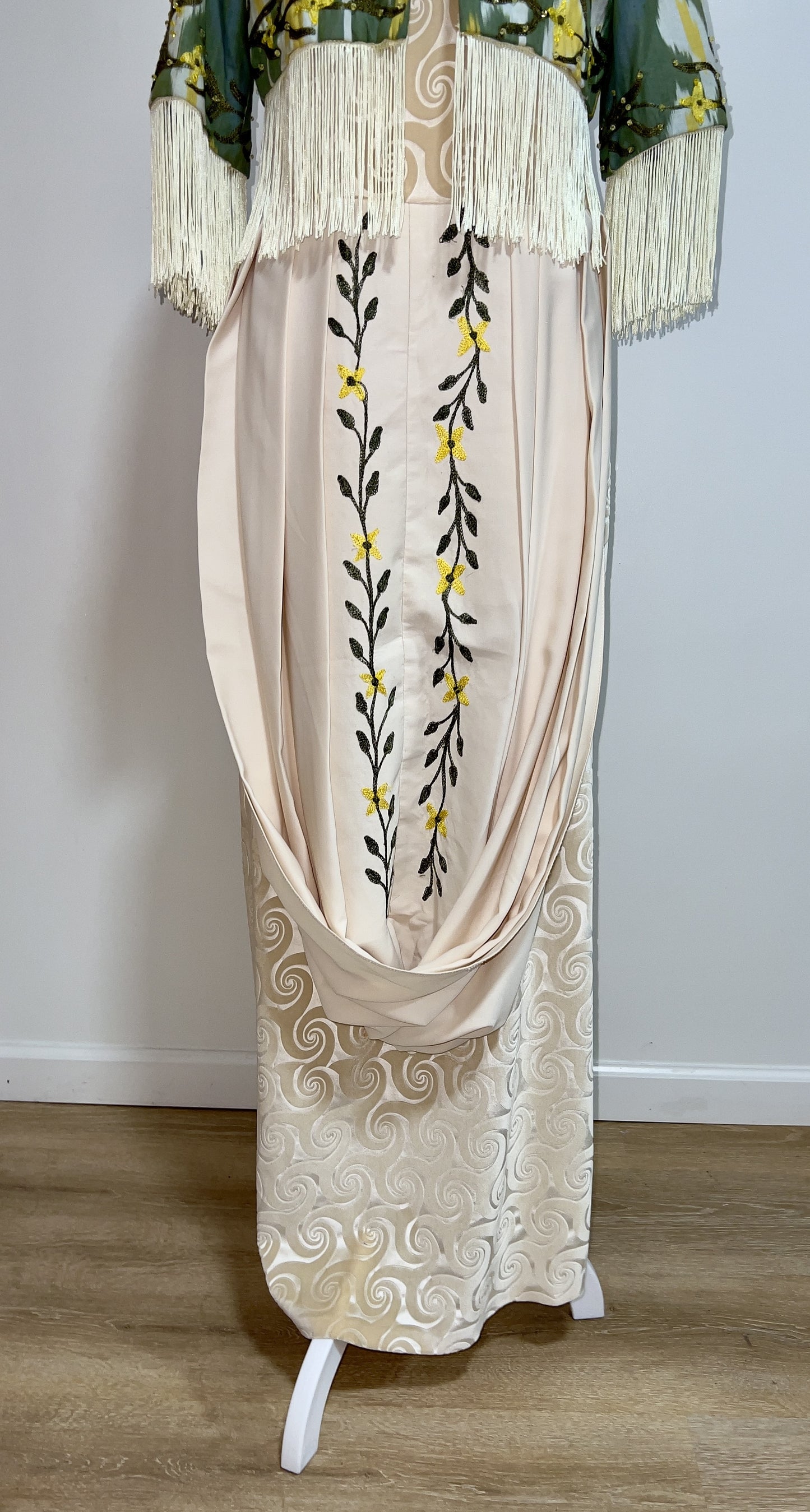 Velvet Ivory Maxi Dress