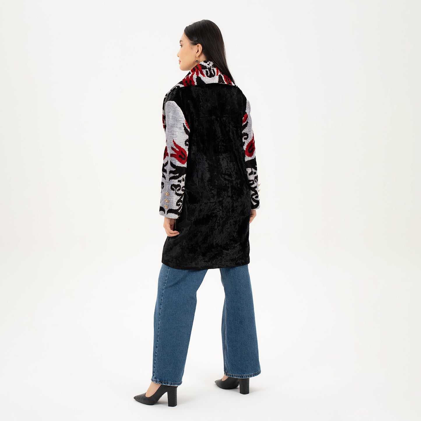 Combinated Black Jacket