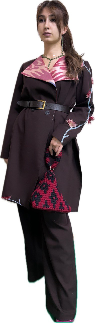 Wool Set with Floral Applications